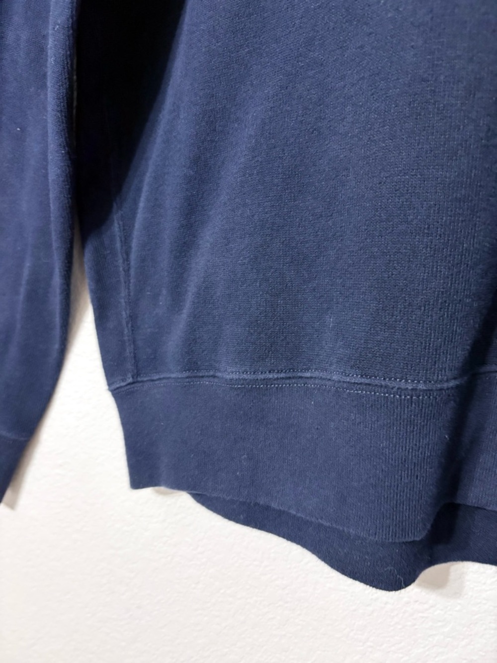 Polo Ralph Lauren Navy Shawl-Collar Sweater‎ with Orange Pony Logo XL Very Soft - Picture 5 of 14